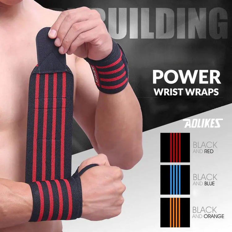 Weightlifting Wrist Wraps – Gym Strength Support