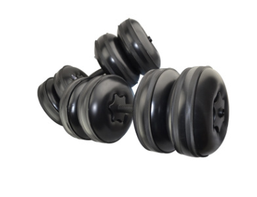 Adjustable Water-Filled Dumbbell Set – Up to 25KG Portable Weights