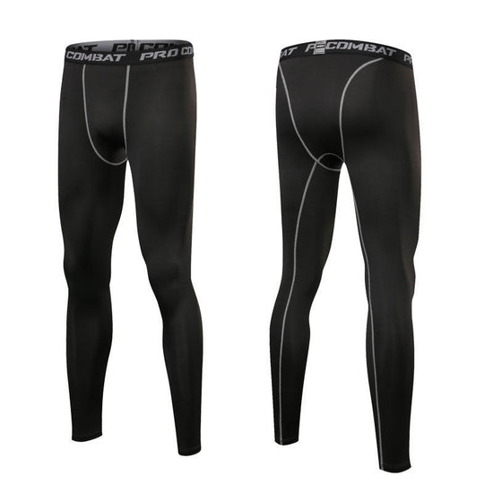 Men’s Compression Training Leggings – Quick-Dry Gym & Running Tights