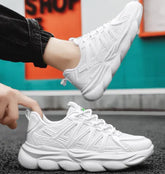 Lightweight Flyknit Running Shoes – Breathable Gym Sneakers