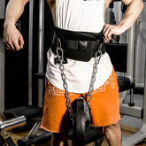 Weighted Dip & Pull-Up Belt – Plate-Loading Strength Belt