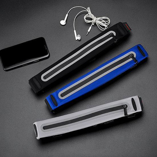 Ultra-Thin Running Waist Belt – Stretch Phone & Essentials Pouch