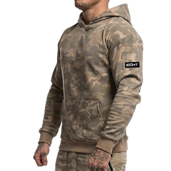 Men’s Camouflage Training Set – Outdoor Workout Top & Pants