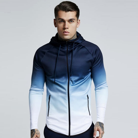 Men’s Hooded Running Jacket – Lightweight Training Layer