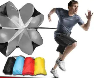 Running resistance speed parachute