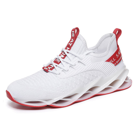 Plus-Size Flyknit Training Shoes – Breathable Gym Sneakers