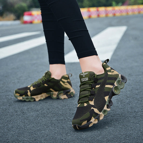 Men’s Camouflage Training Shoes – Lightweight Gym Sneakers