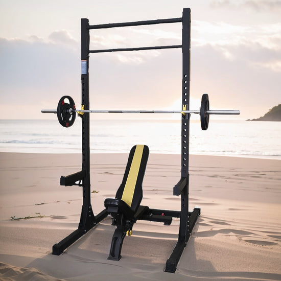 Multi-Functional Weight Bench & Squat Rack – Home Strength Station