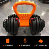 Adjustable Kettlebell Handle – Convert Weight Plates for Home Training