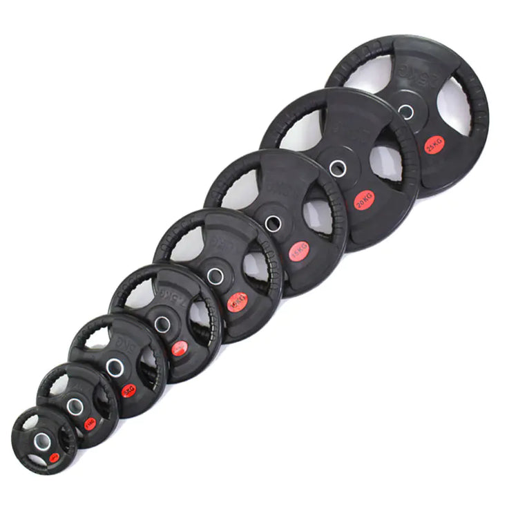 Cast iron strength training weight plates