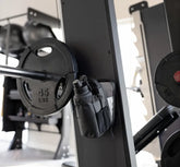 Magnetic gym bag detail